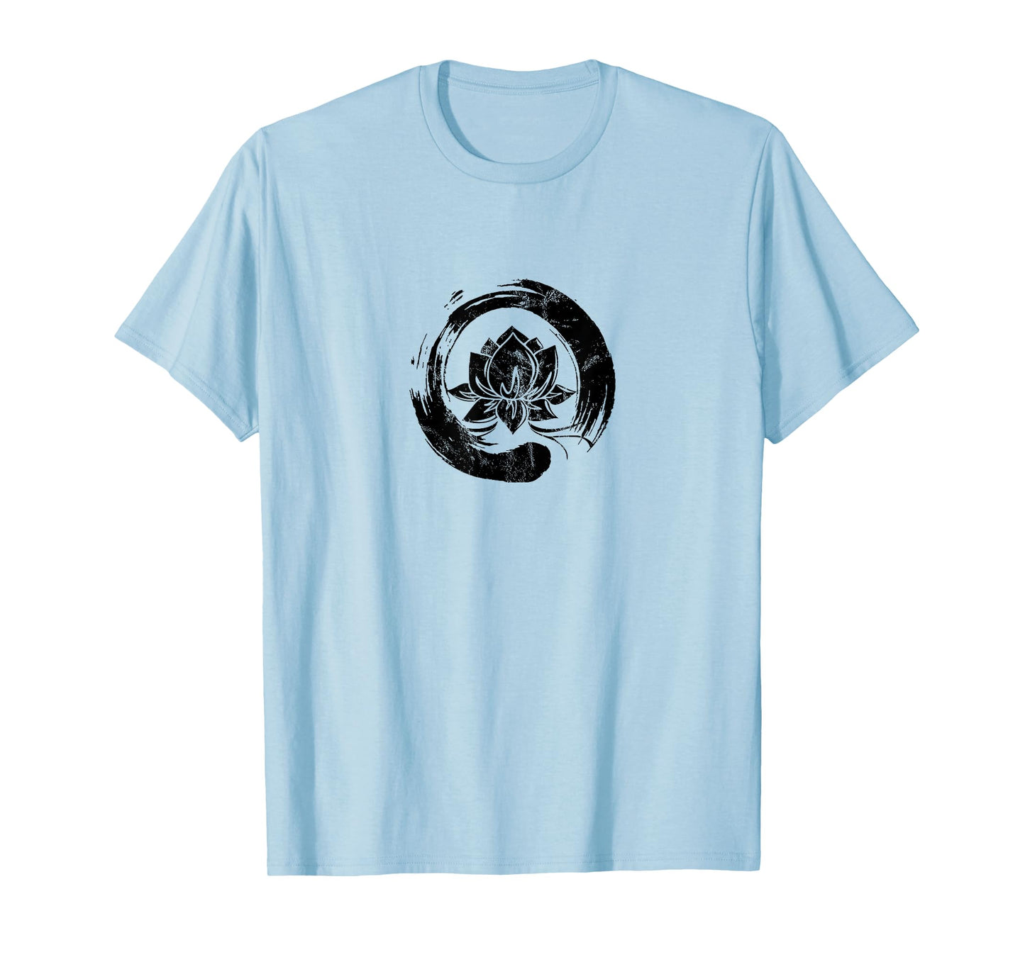 Enso Zen Circle of Enlightenment Lotus Vintage T-shirt
