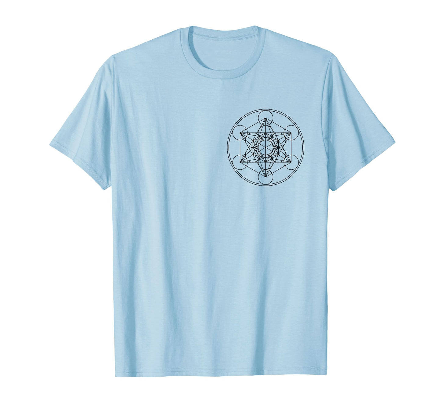 Metatronscube, Sacred Geometry, Platonic Solids, Yoga T-Shirt