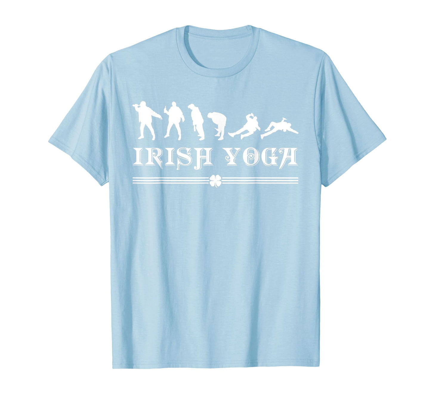 Irish Yoga St Patrick's Day Drinking Team Gift for Drunk Men T-Shirt