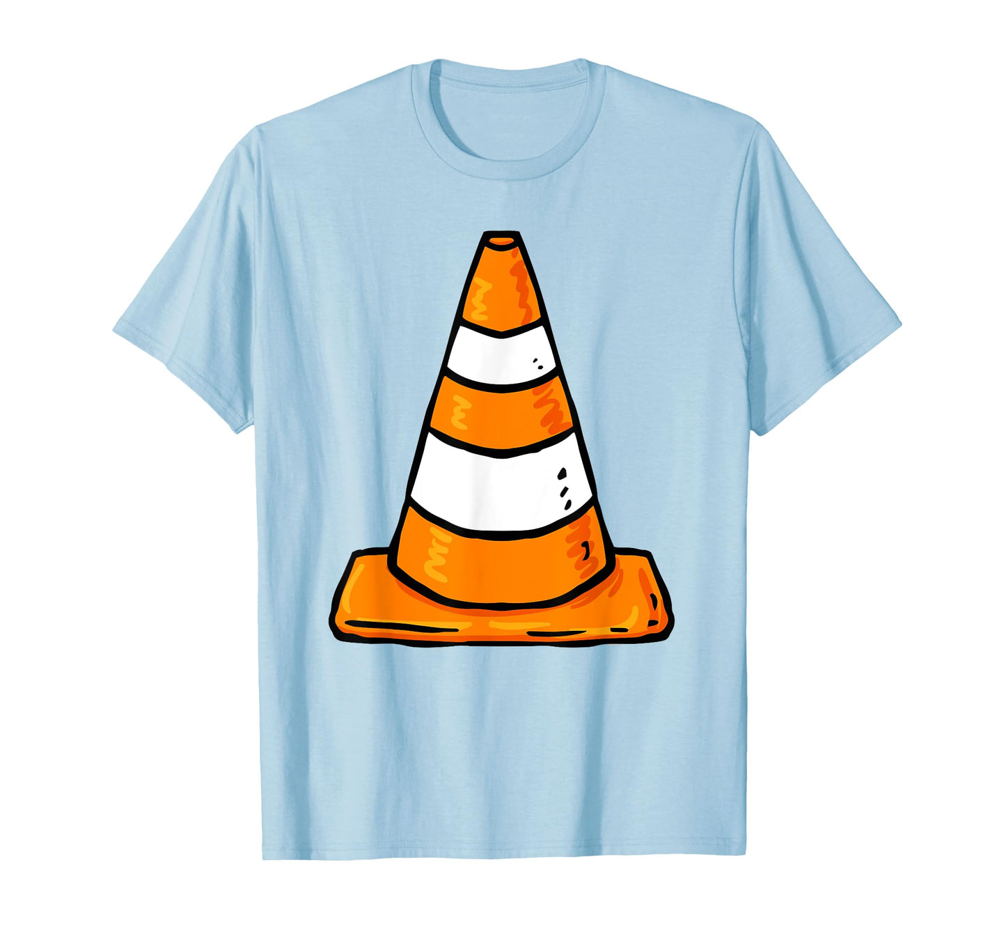 Traffic Cone Costume Group Matching Family Costume T-Shirt