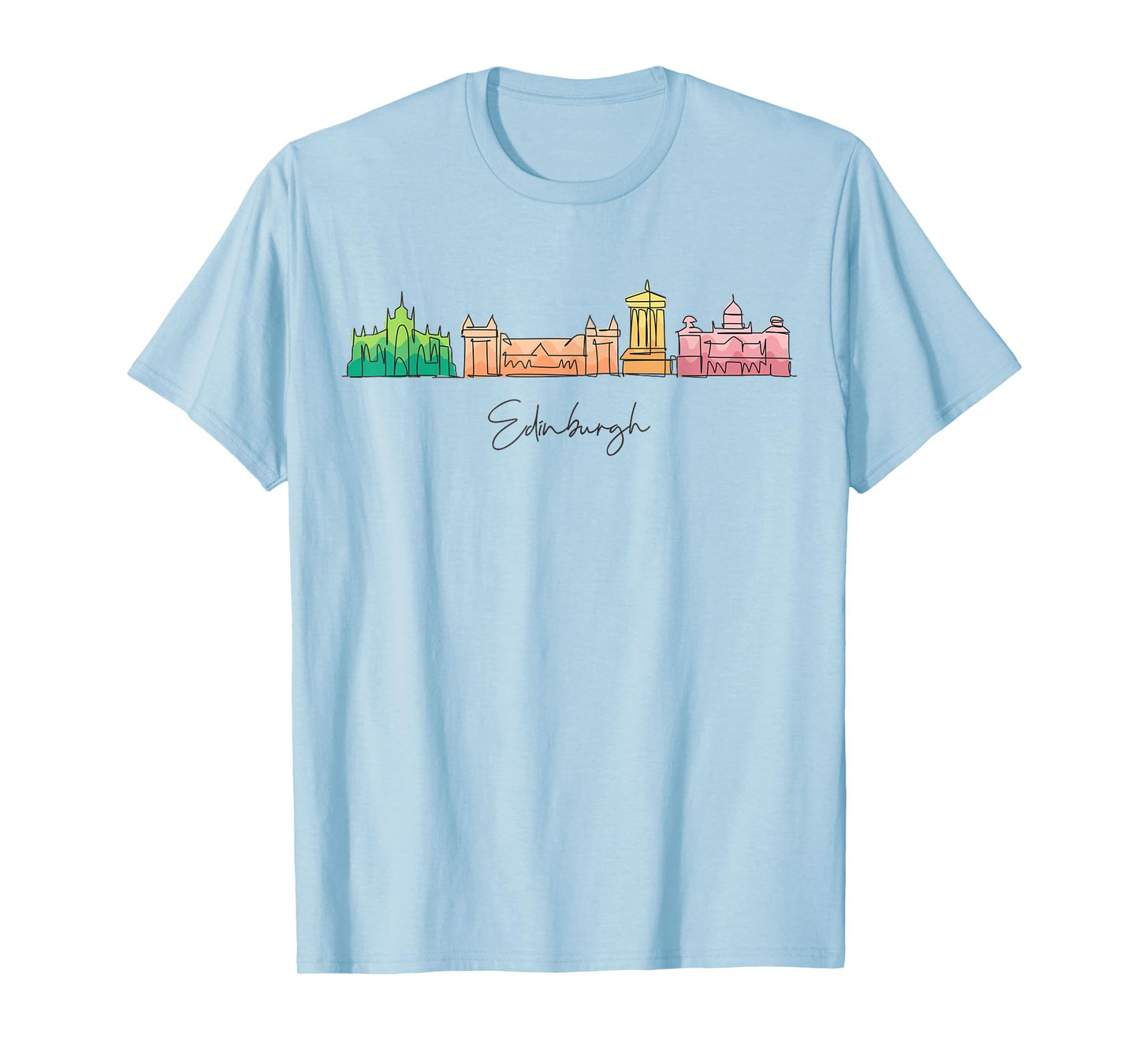 Travel Europe Scotland Edinburgh United Kingdom Vacation Tee T-Shirt