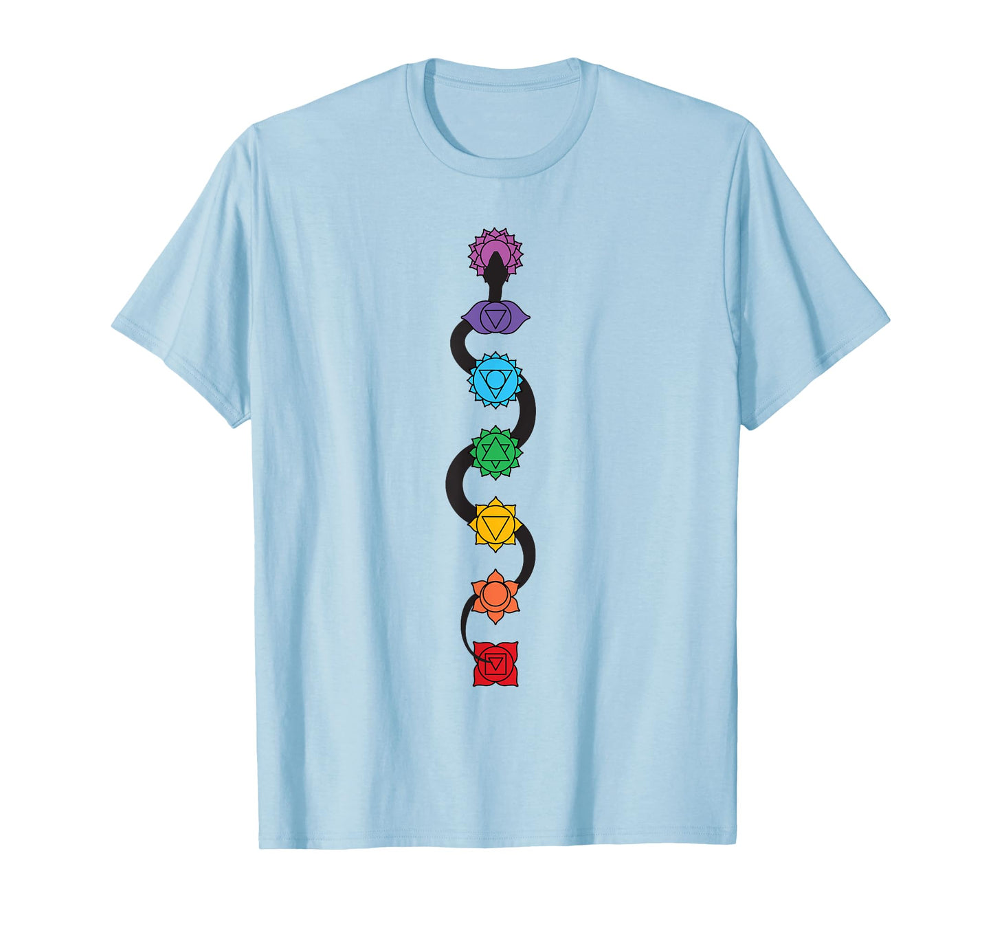 Kundalini Serpent Rising 7 Chakras Yoga - Kundalini Snake T-Shirt