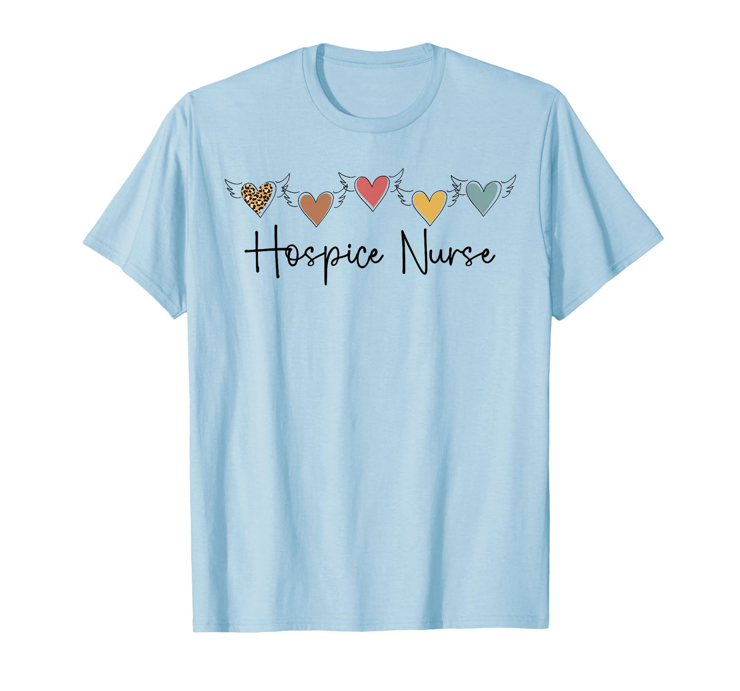 Hospice Nurse Hearts Palliative Nurse Hospice Nursing T-Shirt
