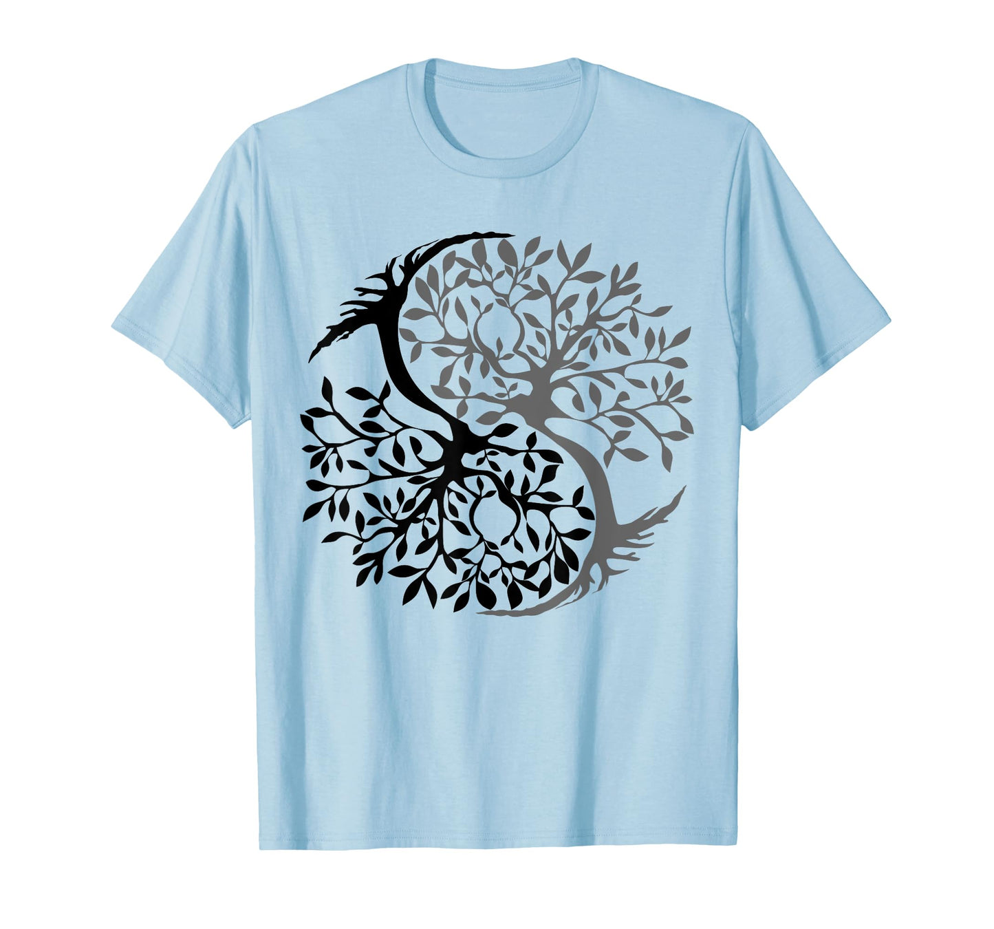 Tree Of Life Yin Yang Symbol Funny Bonsai Zen Gift Men Women T-Shirt