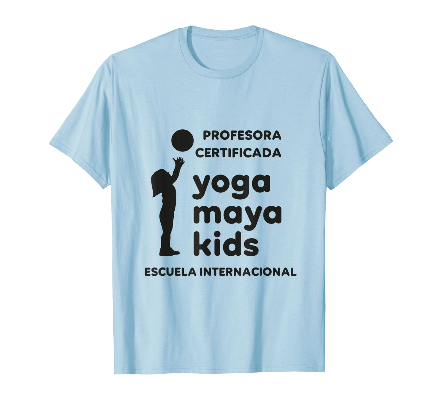 Yoga Maya kids Certified Teacher T-Shirt, Unisex-Adult, Educators, Children, Grey, Small, Short Sleeve, T-Shirt