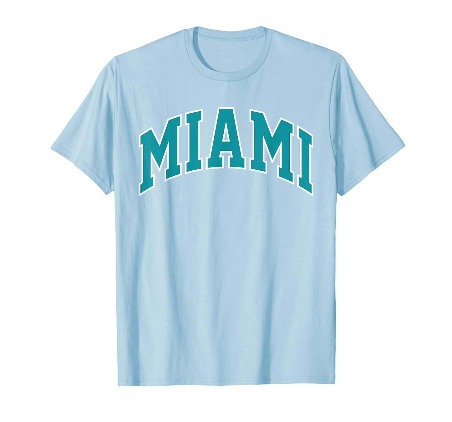 Retro Miami Men Miami Women Vintage Classic Orange Aqua FL T-Shirt