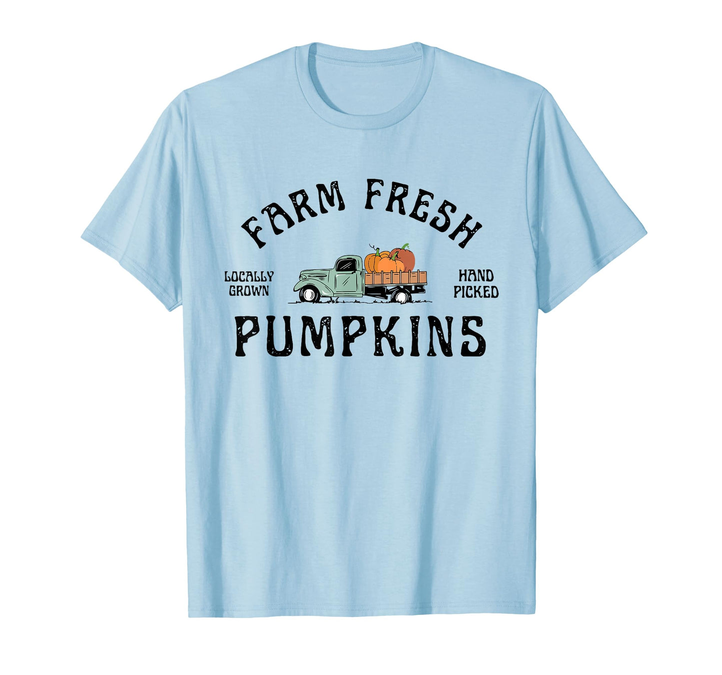 Farm Fresh Pumpkins Vintage Truck Fall Autumn Thanksgiving T-Shirt