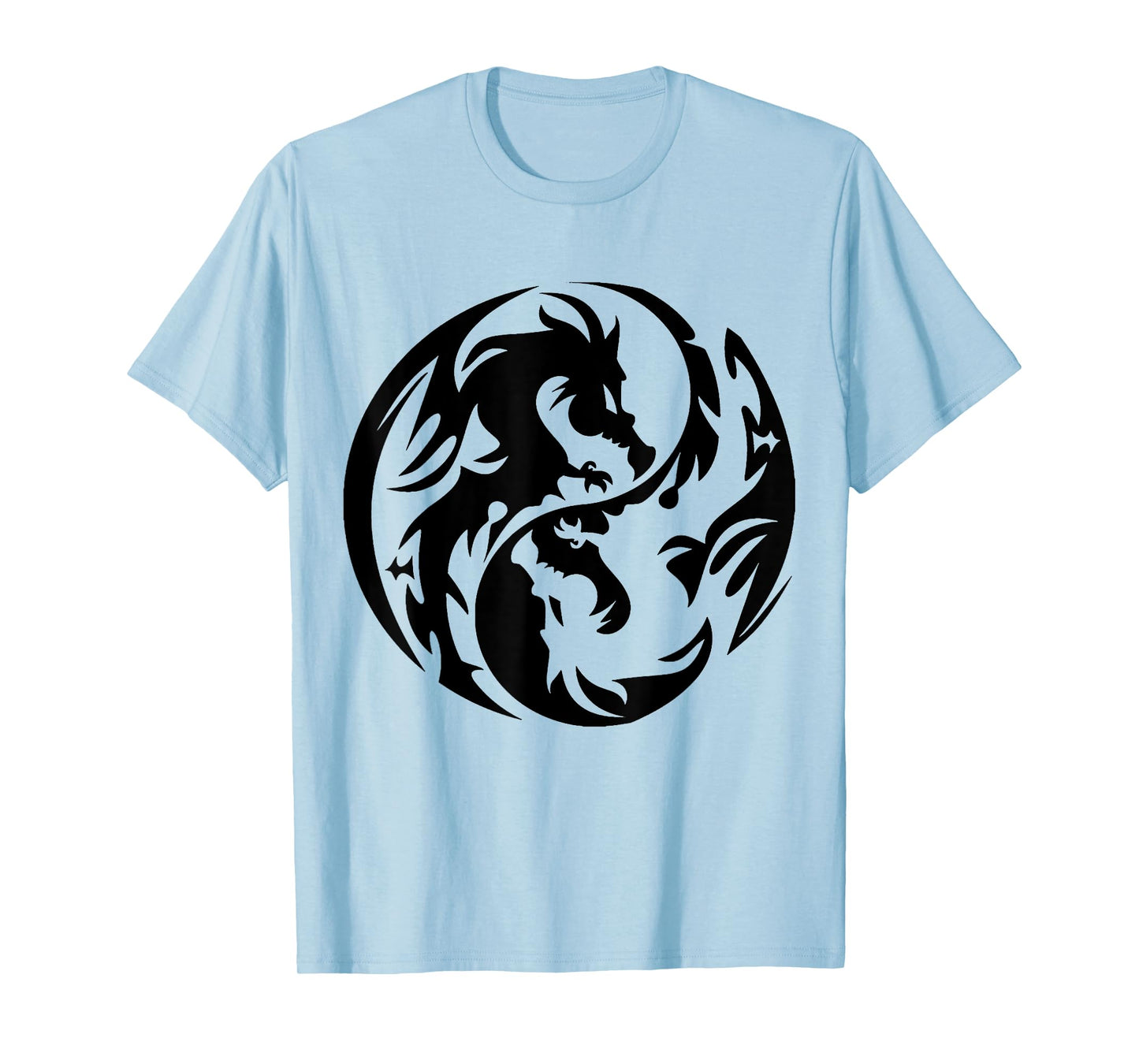 Tribal Yin Yang Dragons T-Shirt