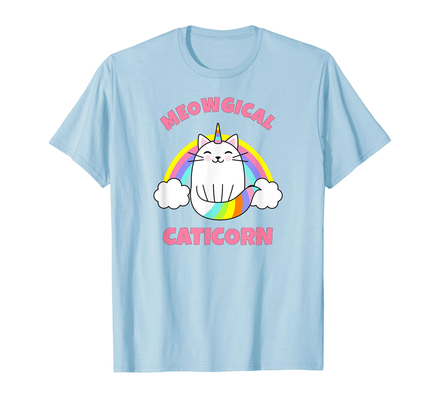 Caticorn Rainbow T-Shirt Meowgical Cat Unicorn Kittycorn Tee