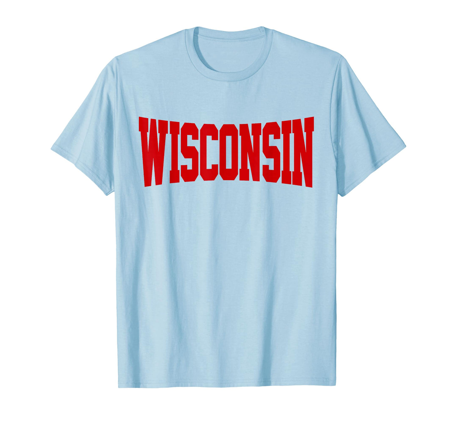 Vintage Wisconsin Mens Wisconsin Womens Red Retro T-Shirt
