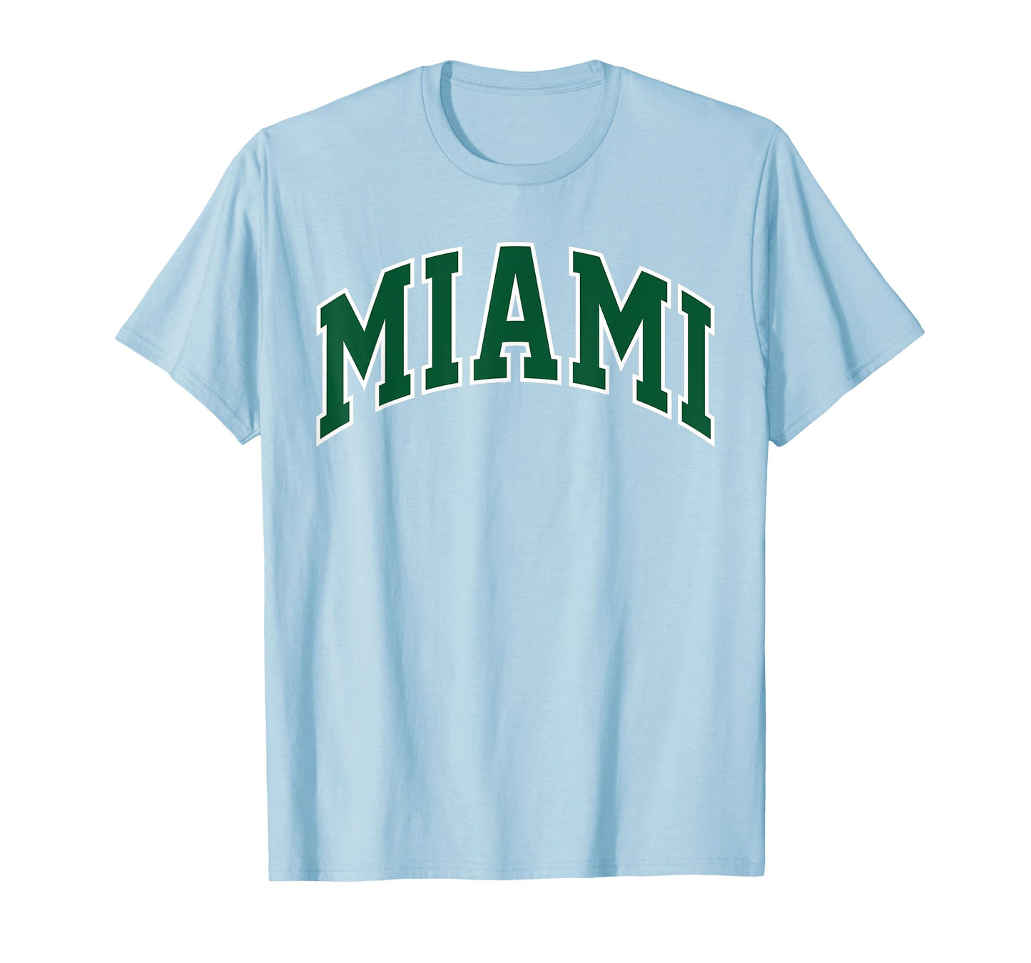 Retro Miami Men Miami Women Vintage Green White FL Souvenir T-Shirt