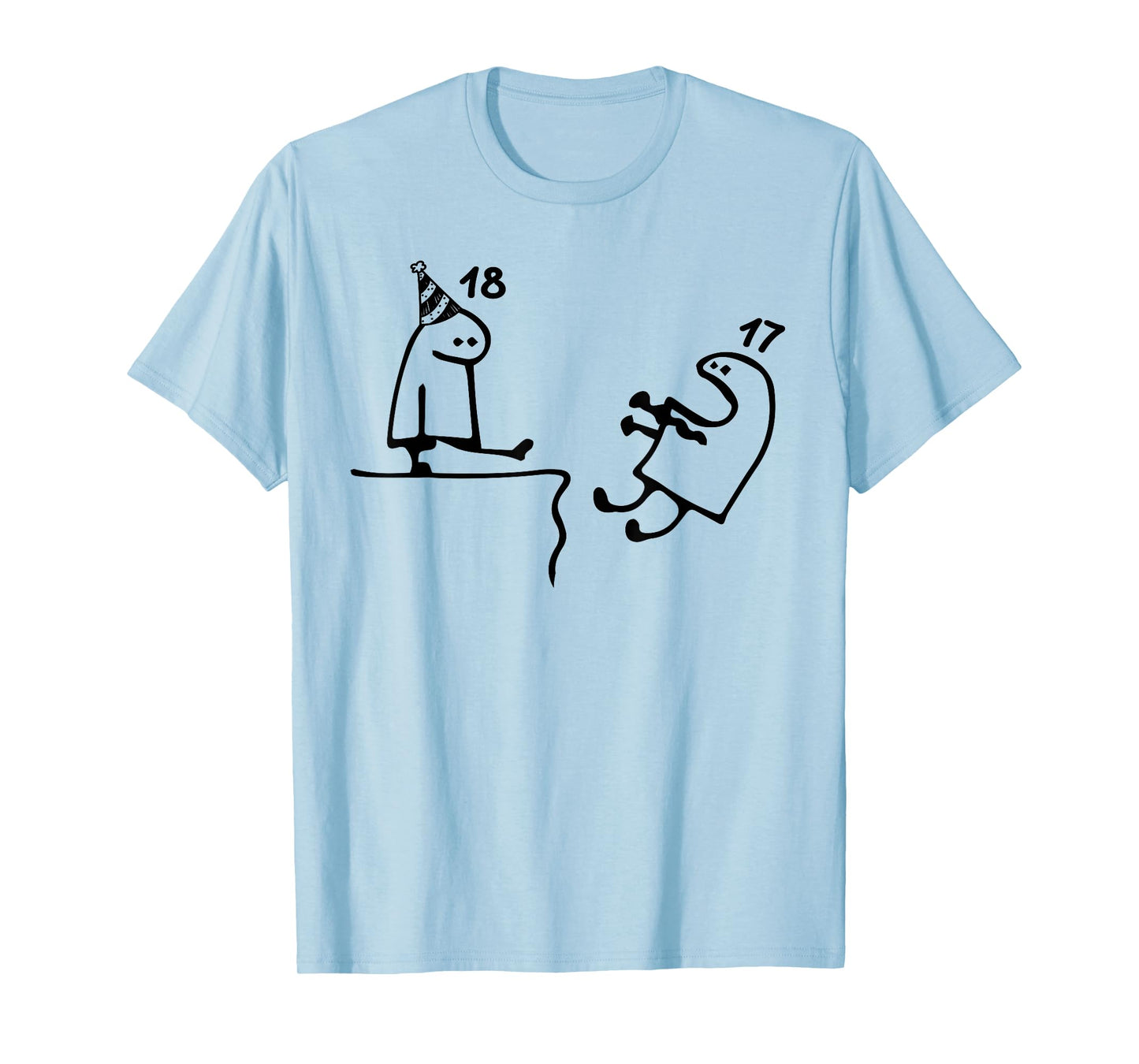 Adult 18th Birthday Party Funny Tees For 18 Years Old Teens T-Shirt