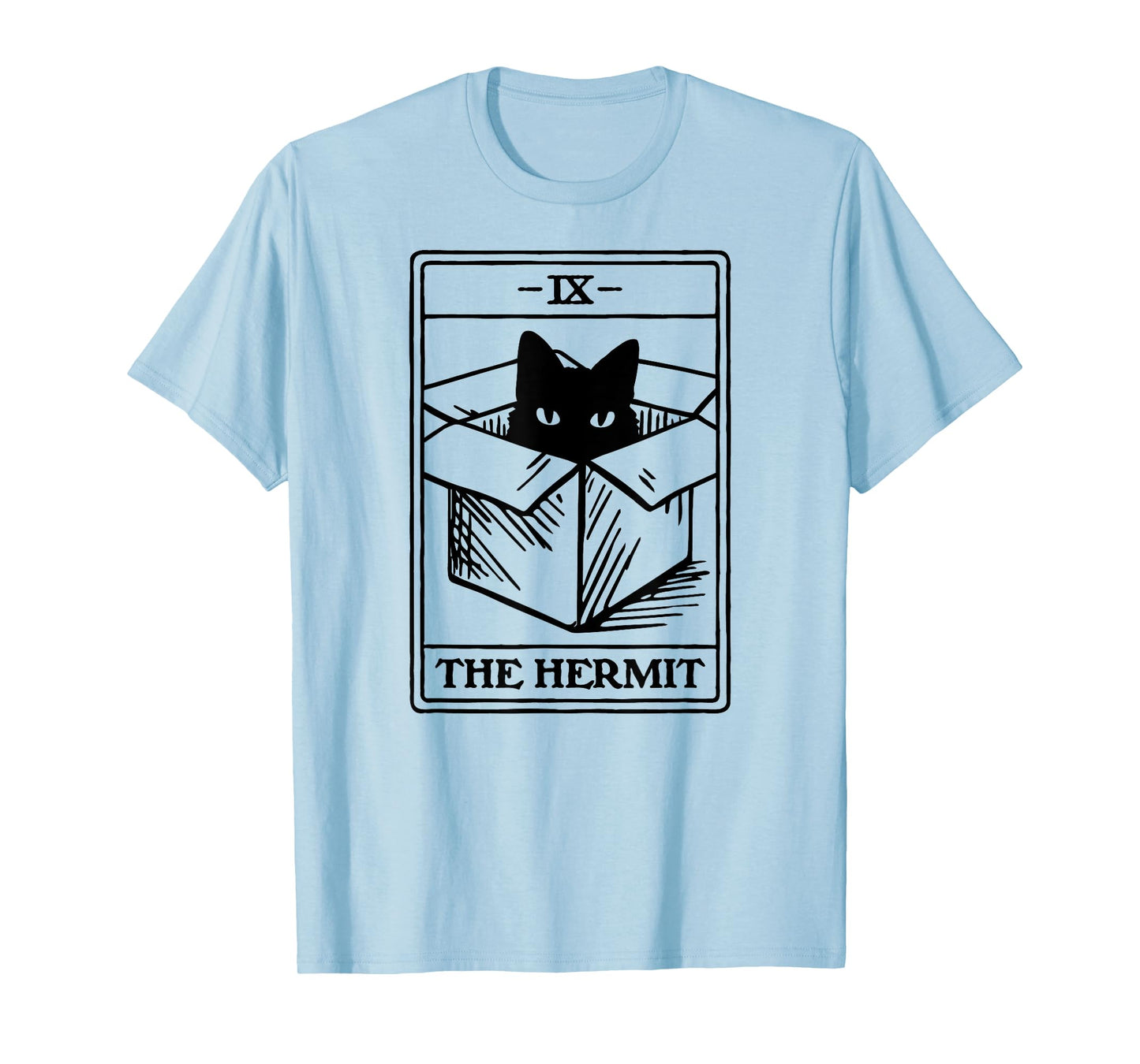 Hermit Cat Tarot Card T-Shirt