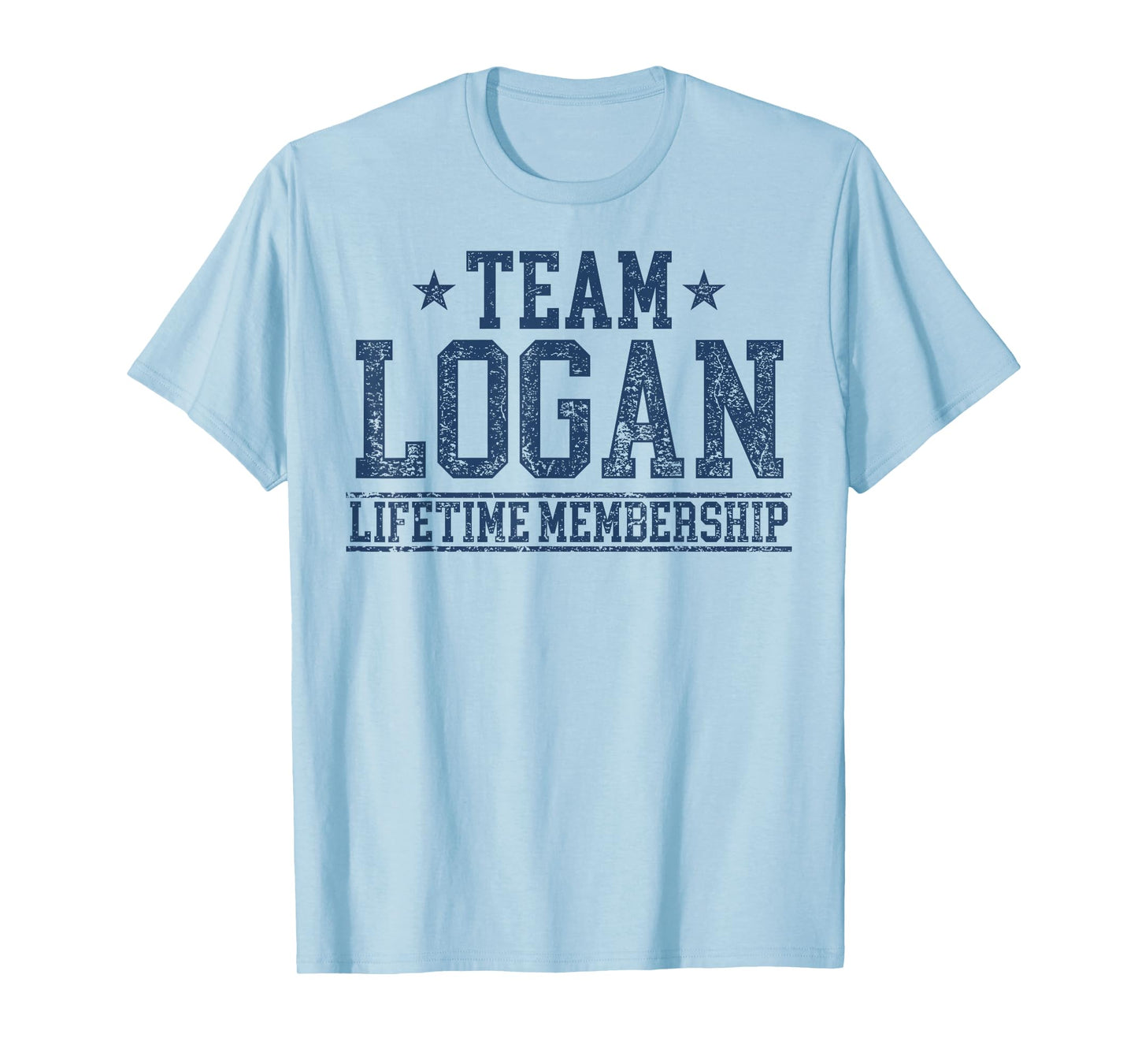Team Logan Lifetime Member Personalized Surname Last Name T-Shirt