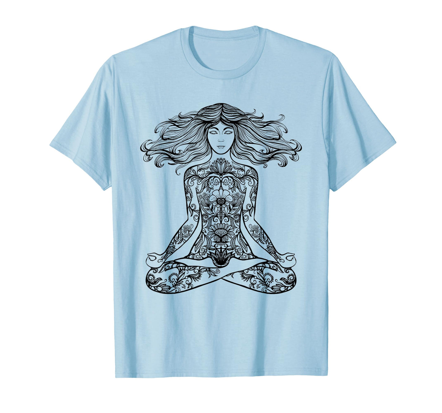 Zen Meditation T Shirt Cute Yoga Clothes Gifts For Women Men T-Shirt