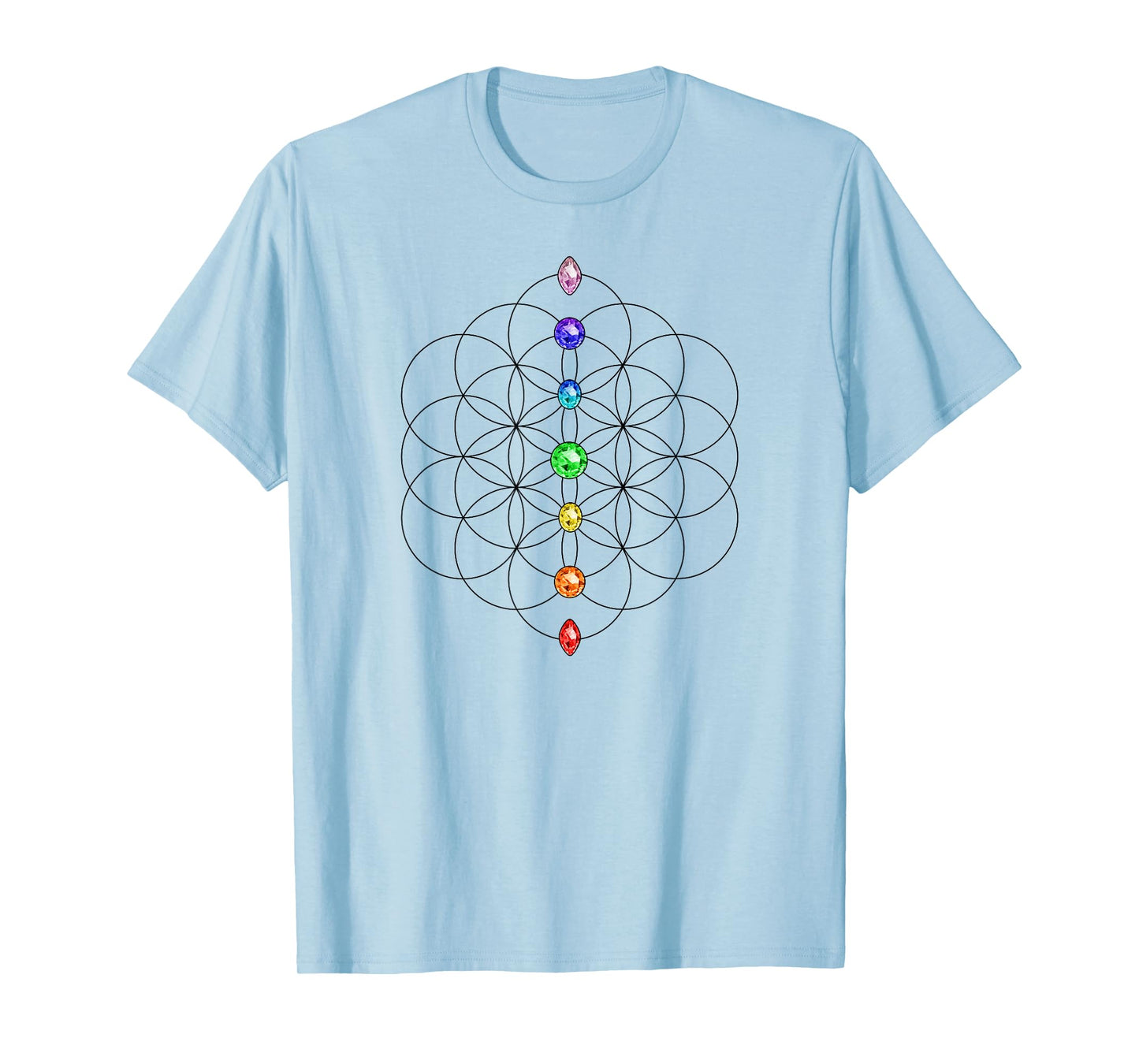 Flower of Life, Chakra, Sacred Geometrie, Yoga, Symbol T-Shirt