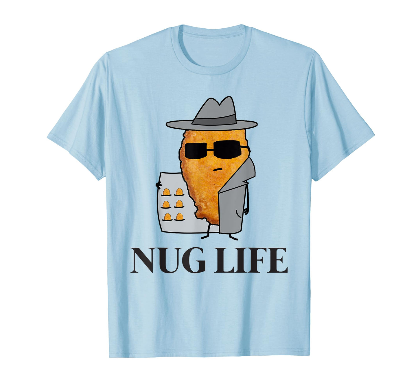 Nug Life Tee Shirt Chicken Nugget Tshirt for Men Women Kid's T-Shirt