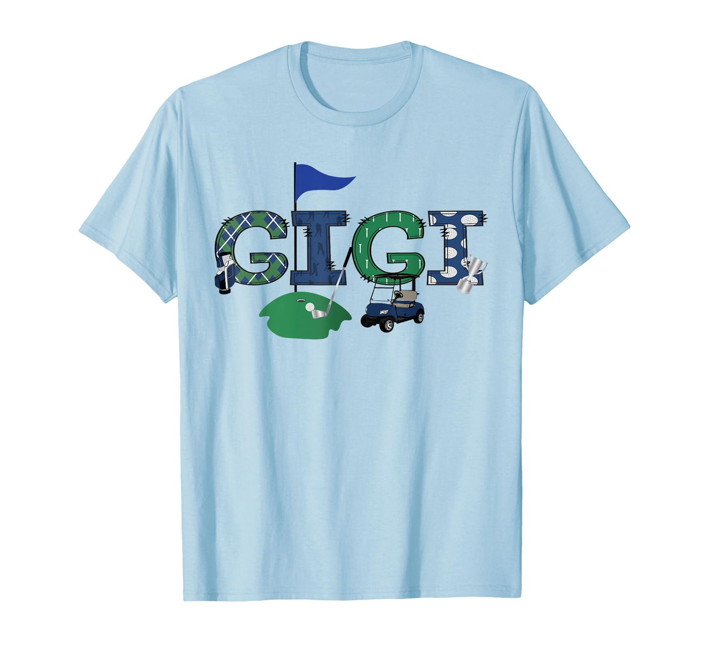 Golf Gigi Hole In One Golf First Birthday Party T-Shirt