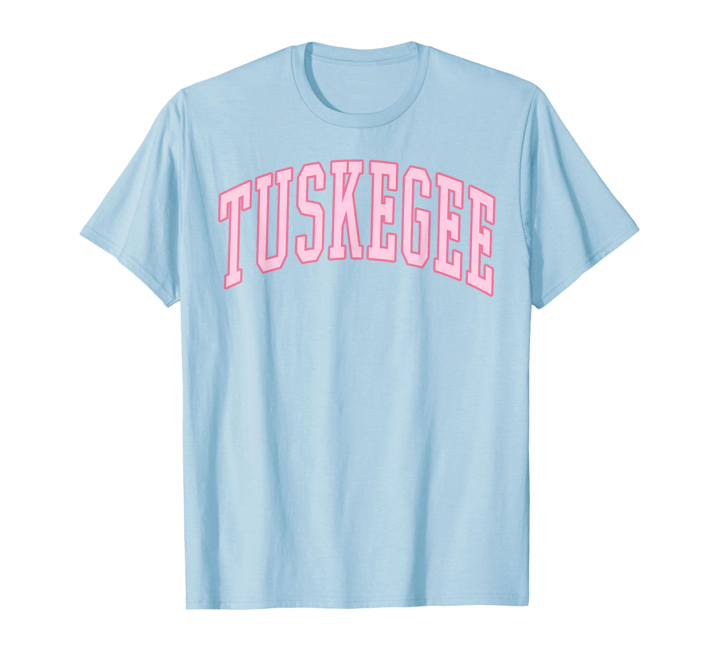 Tuskegee Vintage Preppy Varsity Pink Sports T-Shirt