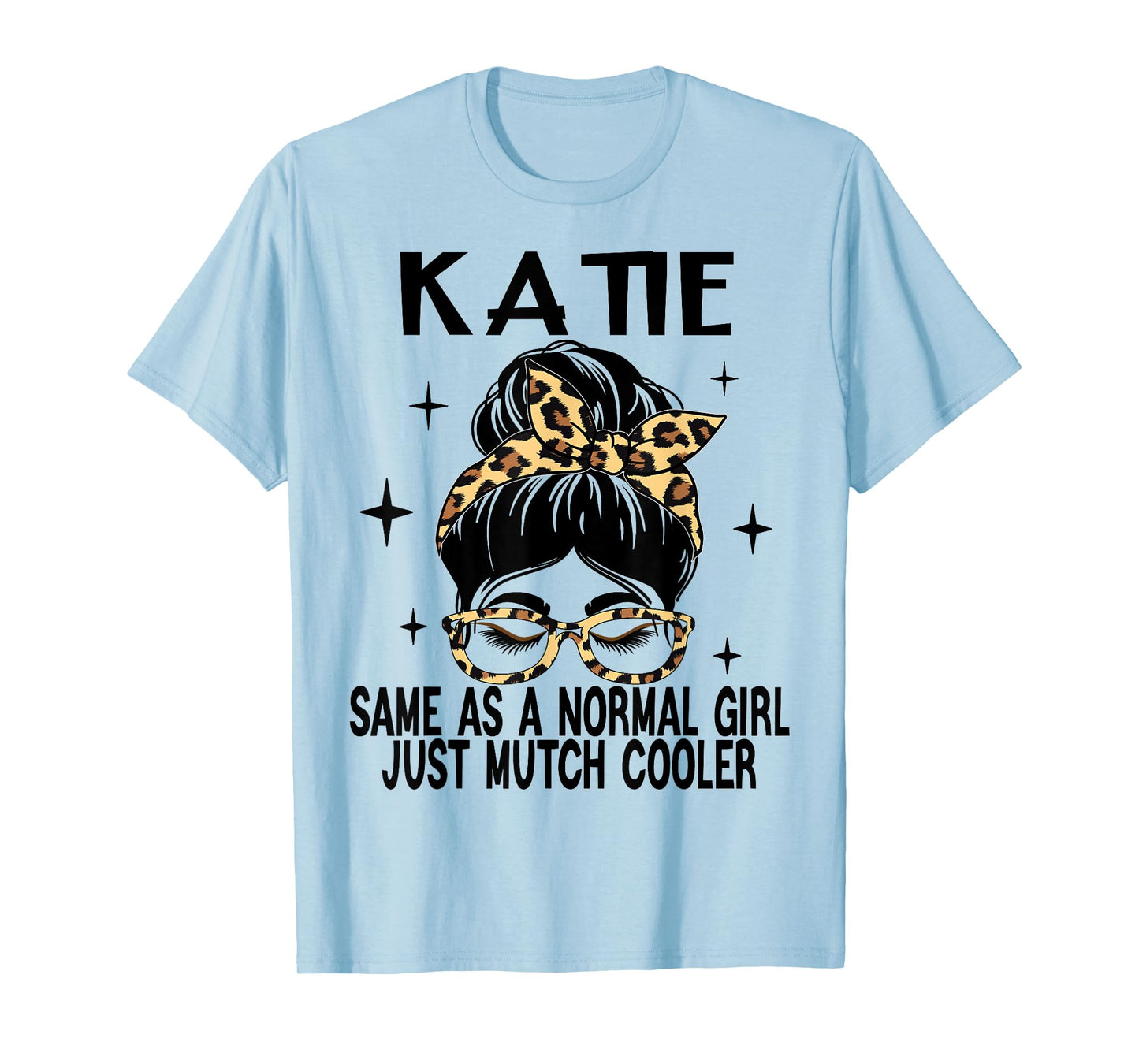 SwiftStyle Apparel KATIE Costume Cute Definition Personalized Name KATIE T-Shirt, Small, Grey