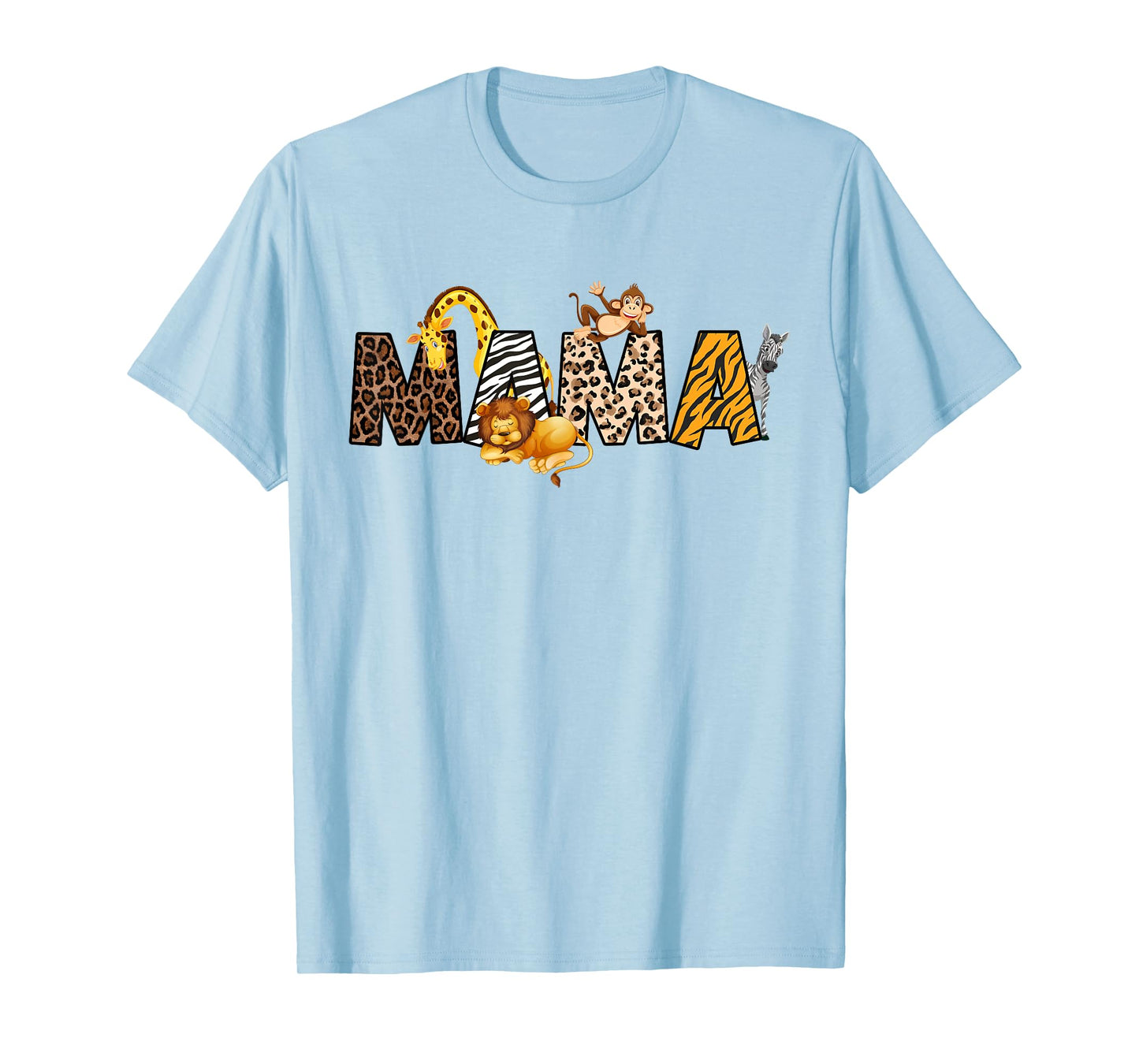 Mama of The Wild One Zoo Birthday Safari Jungle Family T-Shirt