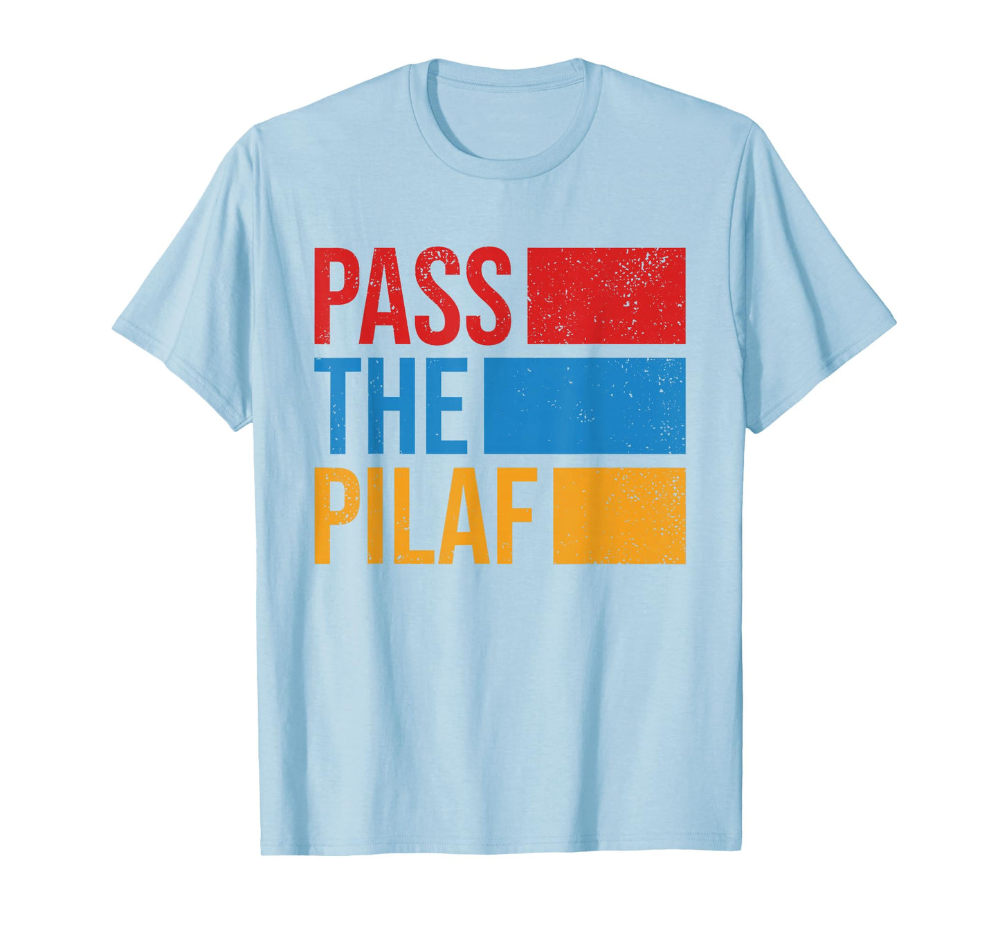 Pass The Pilaf Armenia Flag Retro Vintage Armenian Slang T-Shirt