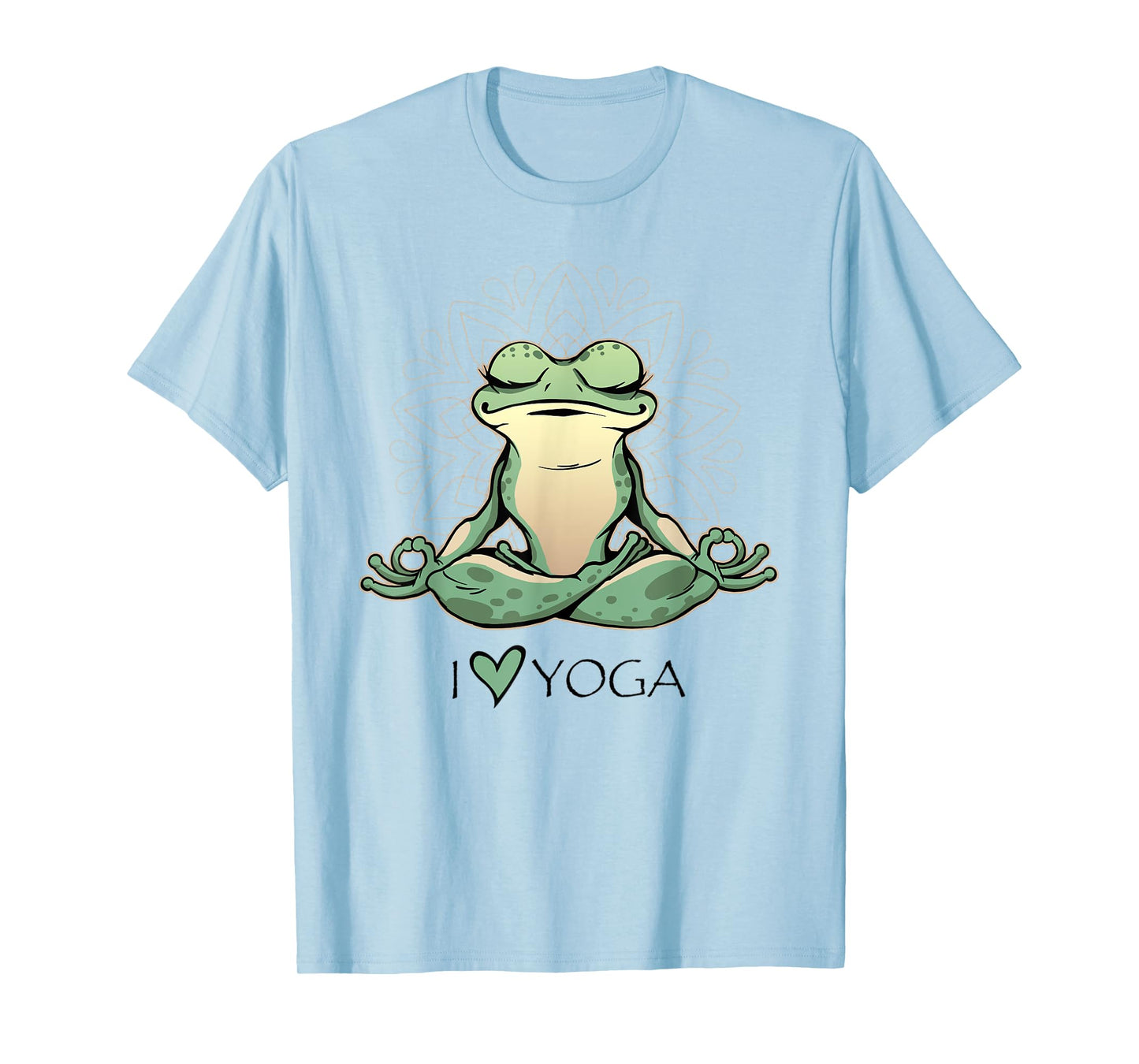 I Love Yoga I Heart Yoga Frog T-Shirt
