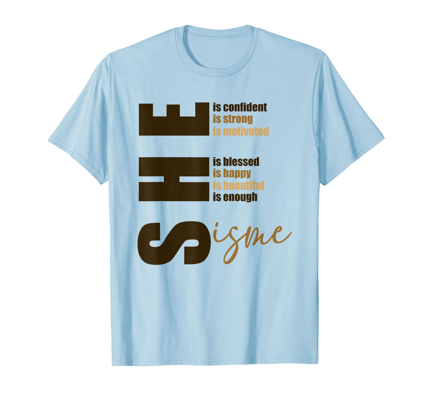 She's Confident educated Melanin Black History Women T-Shirt