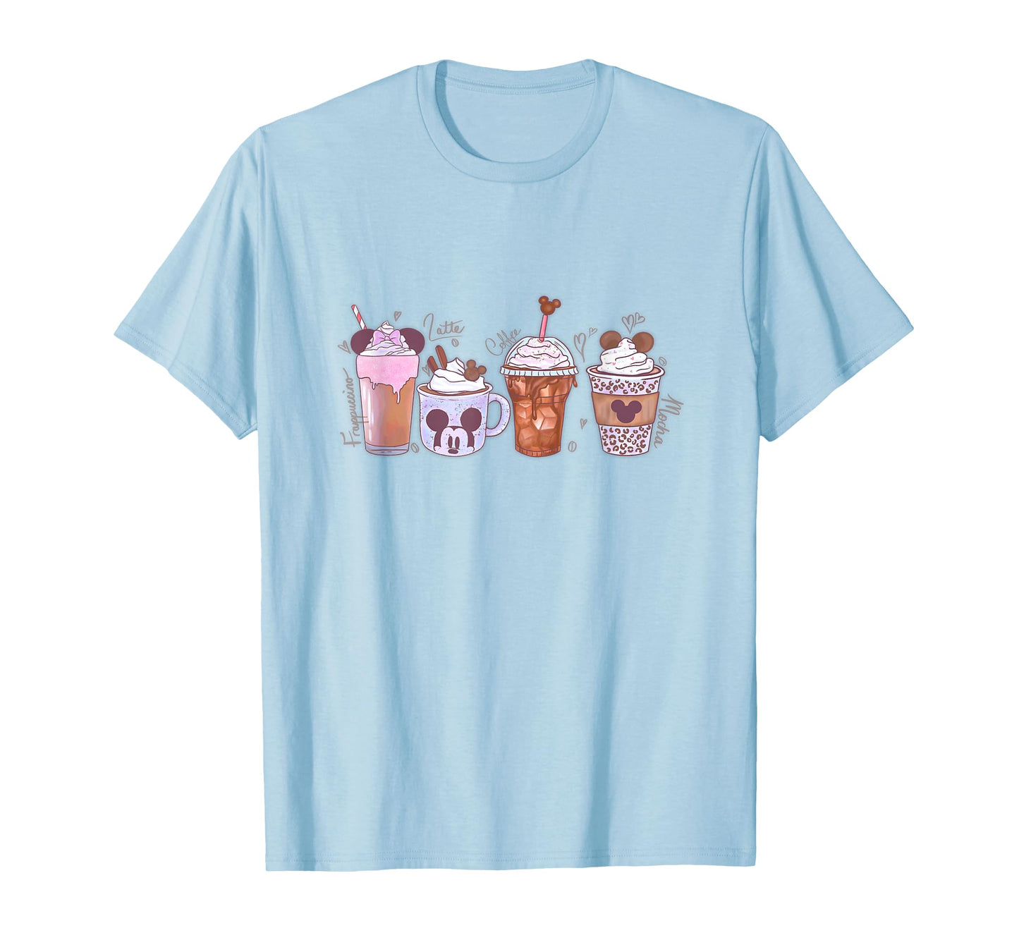 Disney Mickey And Friends Coffee Vibes Frozen Treats Logo T-Shirt