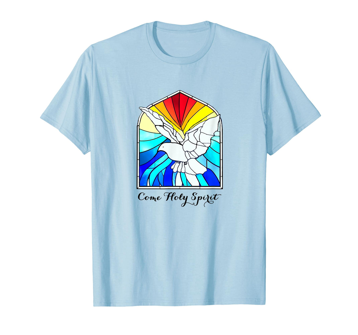 COME HOLY SPIRIT - Dove art design and Christian LOVE prayer T-Shirt