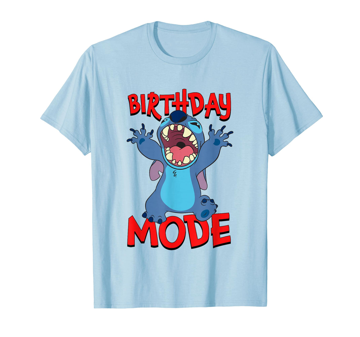 Disney Lilo & Stitch Birthday Mode Activated Stitch Logo T-Shirt