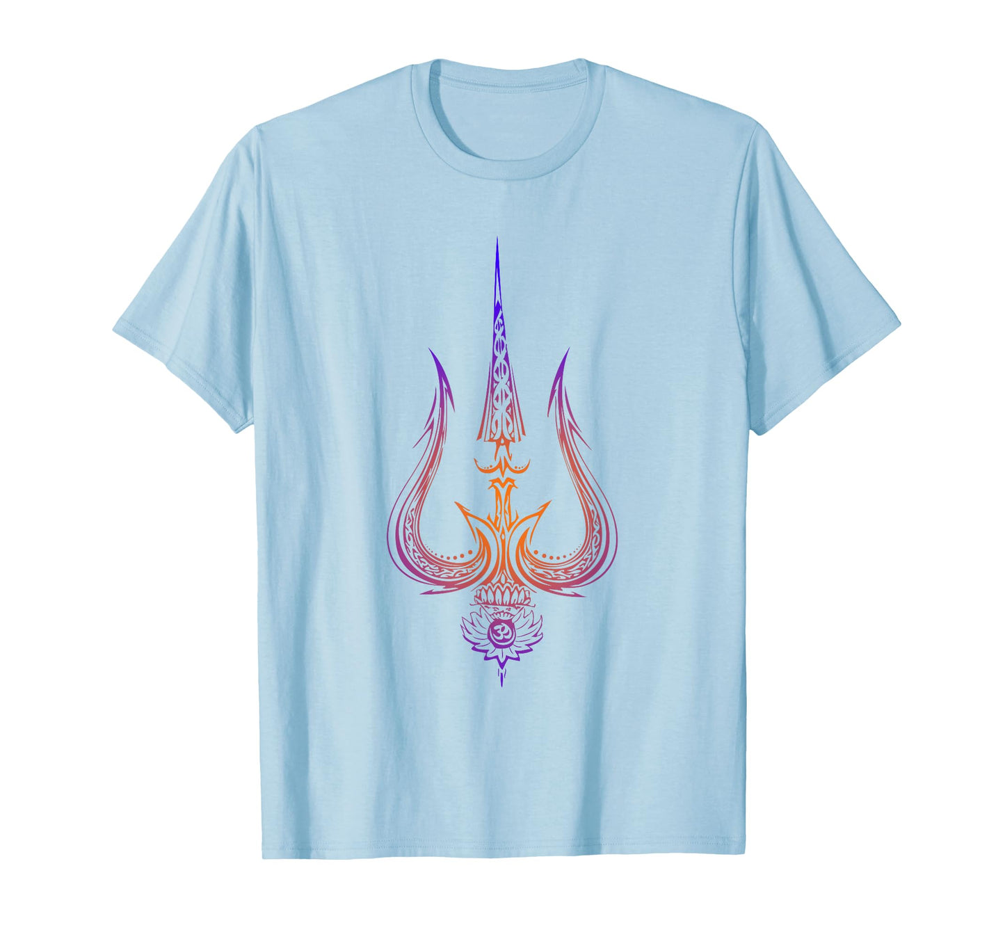 OM-Lord Shiva Divine Spear Trident Trishul T-Shirt