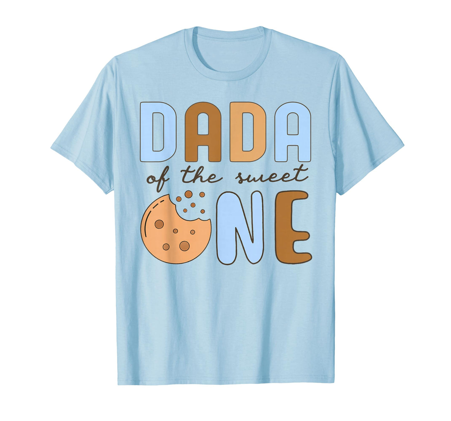 Dada Of The Sweet One Cookies and Milk 1st Birthday Family T-Shirt