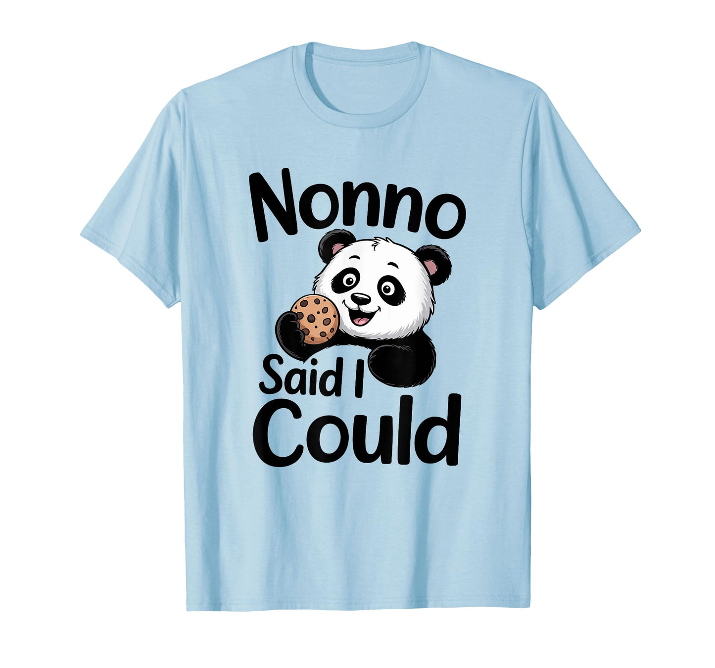 Funny Nonno Said I Could Sweet Panda Toddler Grandpa T-Shirt