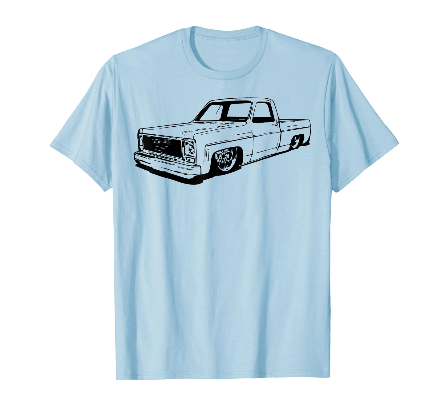 Vintage 73-87 Mini C10 Truck Slammed Graphic Dad Gag Father T-Shirt