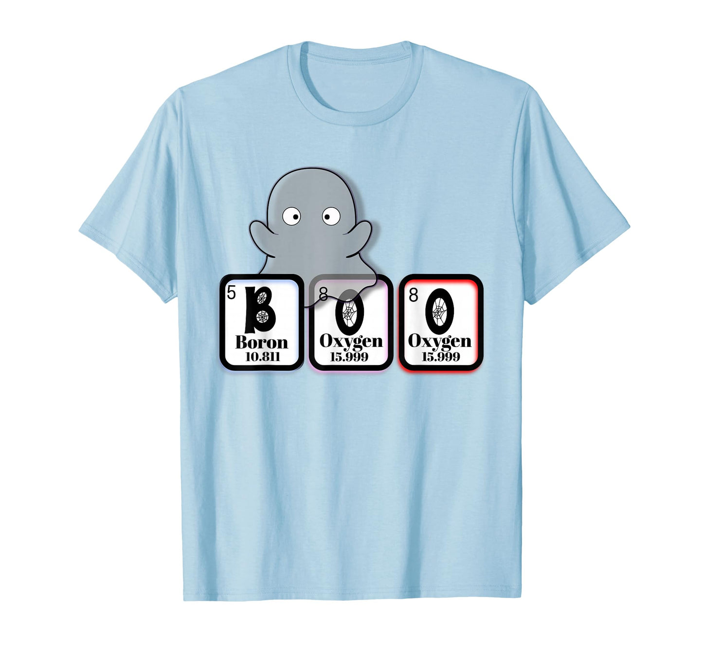 Boo Ghost Science Teacher Chemistry Scientist Costume Kids T-Shirt