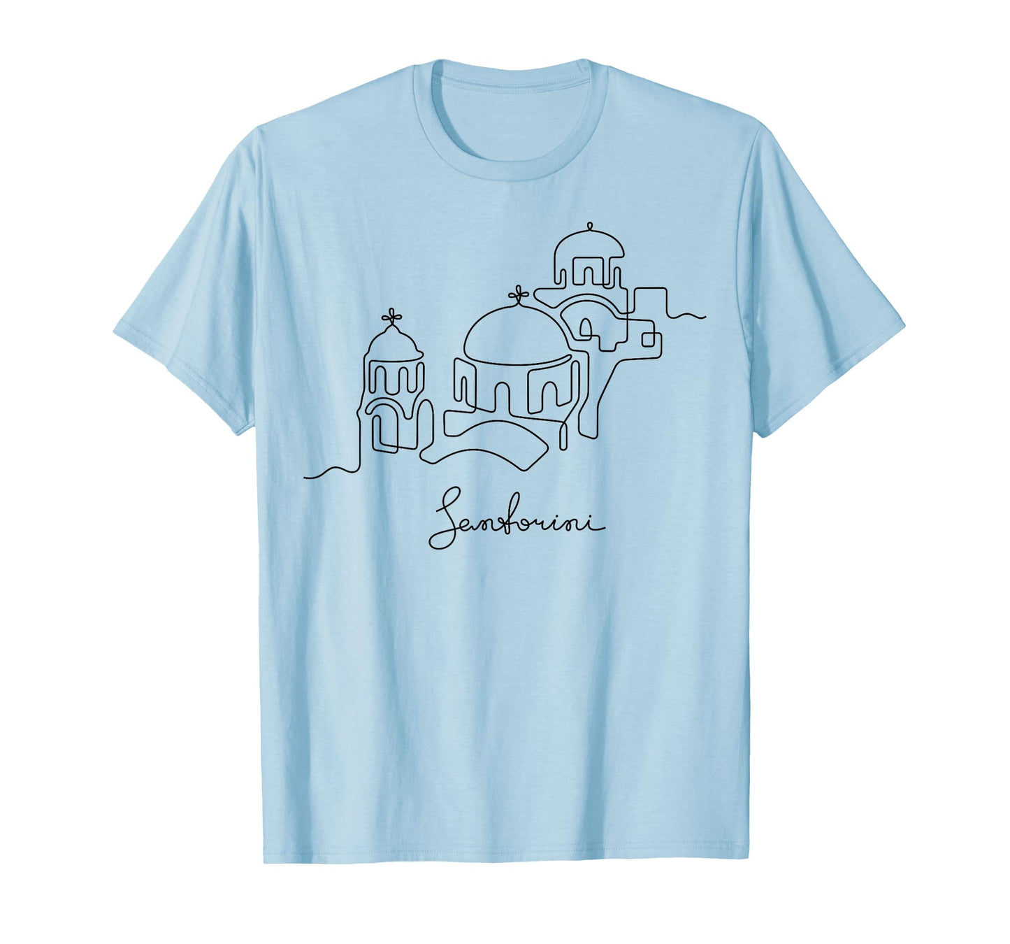 Europe Greece Athens Santorini Family Vacation Souvenir Tee T-Shirt