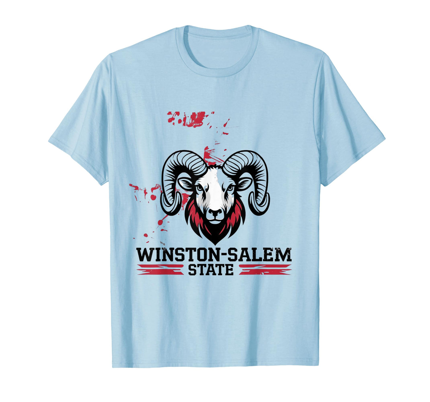 Winston-Salem State WSSU Graffiti Rams Graphic T-Shirt
