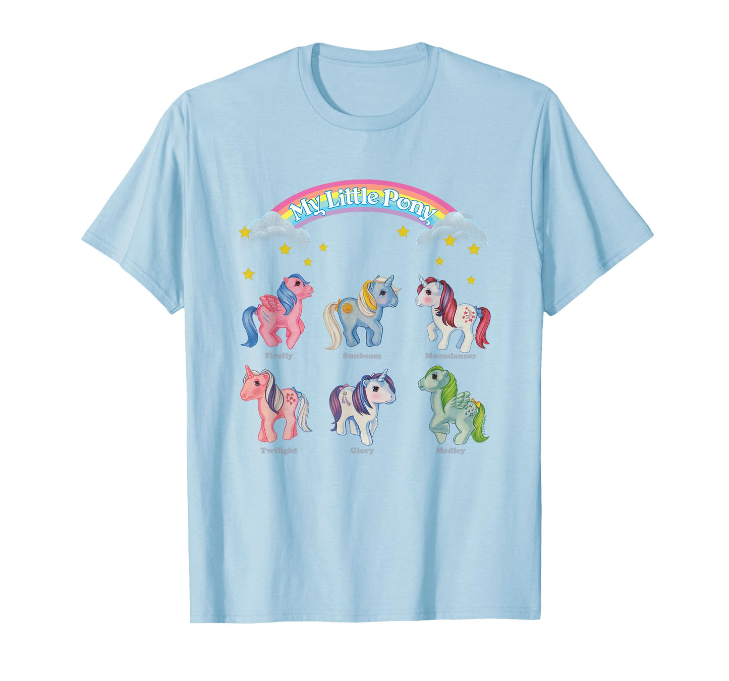 My Little Pony Classic Gen 1 Vintage Group Shot T-Shirt