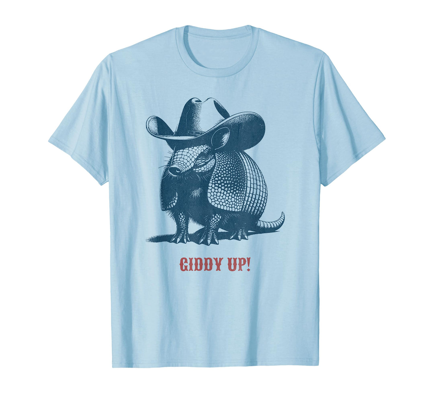 Giddy Up Cowboy ready for Rodeo / Cowboy Armadillo T-Shirt