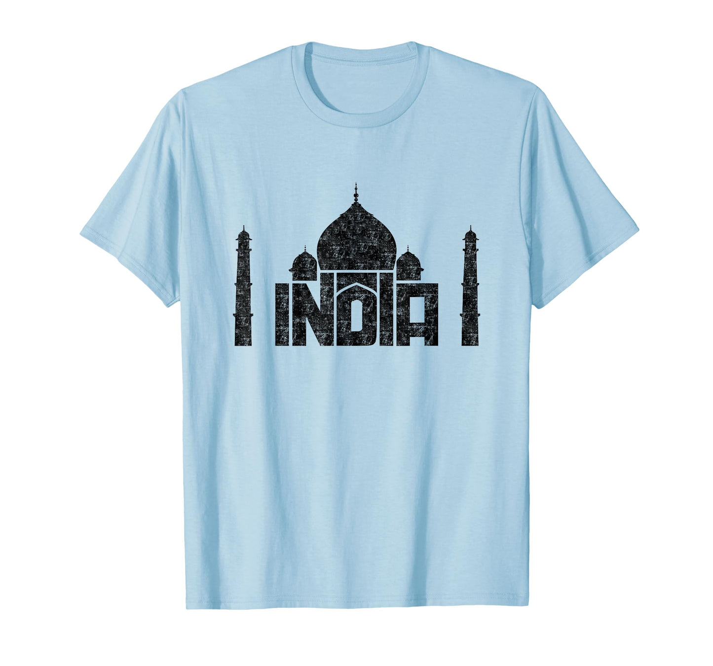 India Nice Taj Mahal in Agra Funny Typography Souvenir Gift T-Shirt