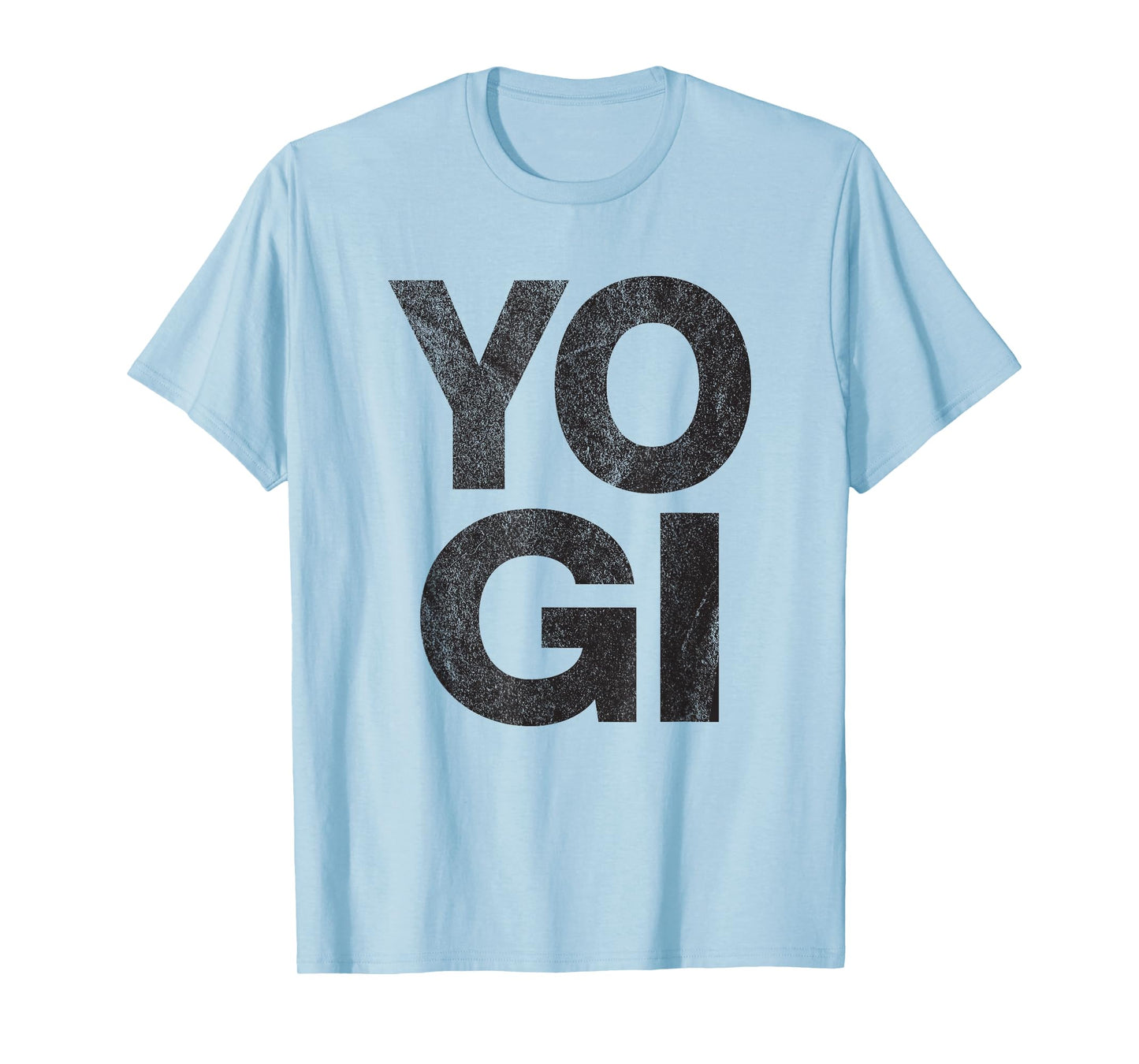 YOGI - distressed retro yoga lover workout gym exercise zen T-Shirt