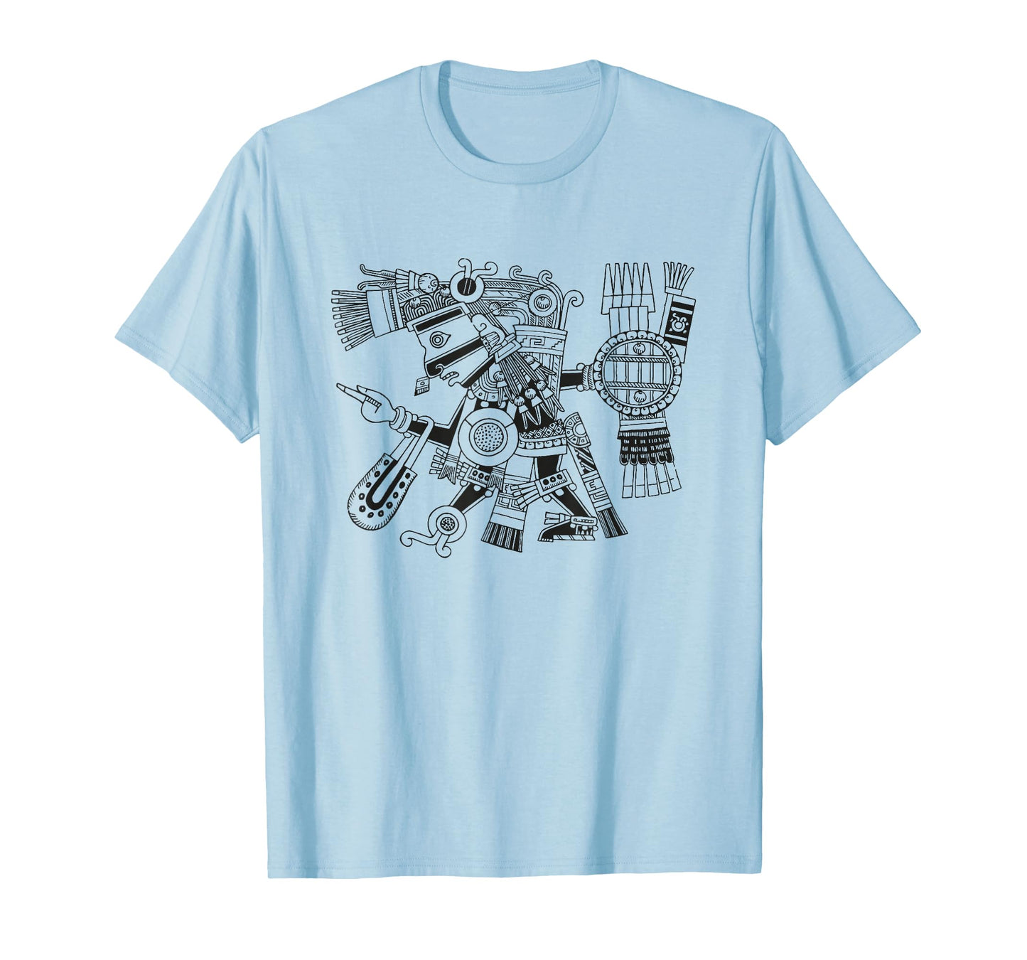 Maya patron deity Tezcatlipoca warrior Aztec Indians Mexico T-Shirt
