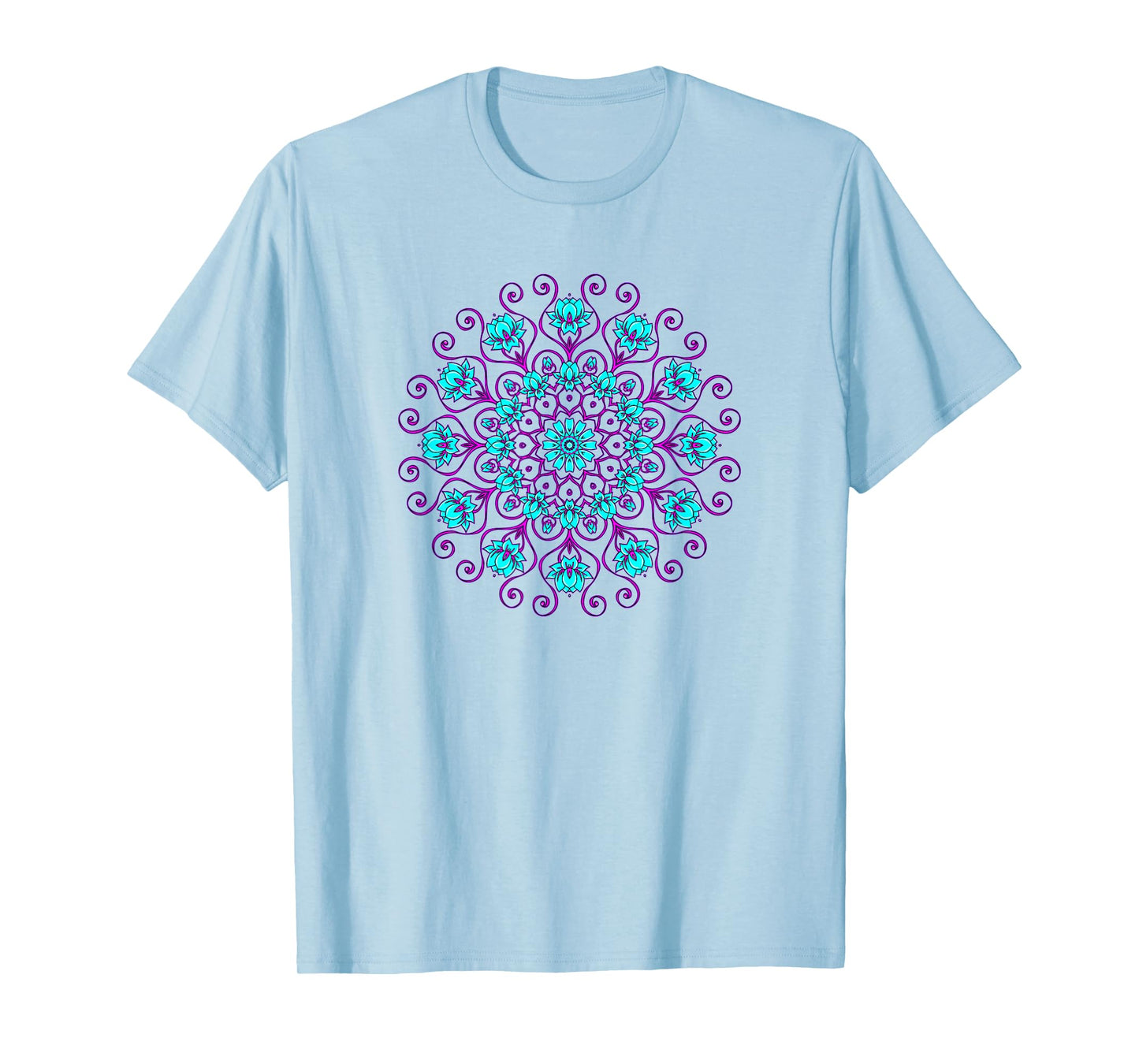 Lotus Flower Mandala Yoga Meditation Awareness Zen T-shirt T-Shirt
