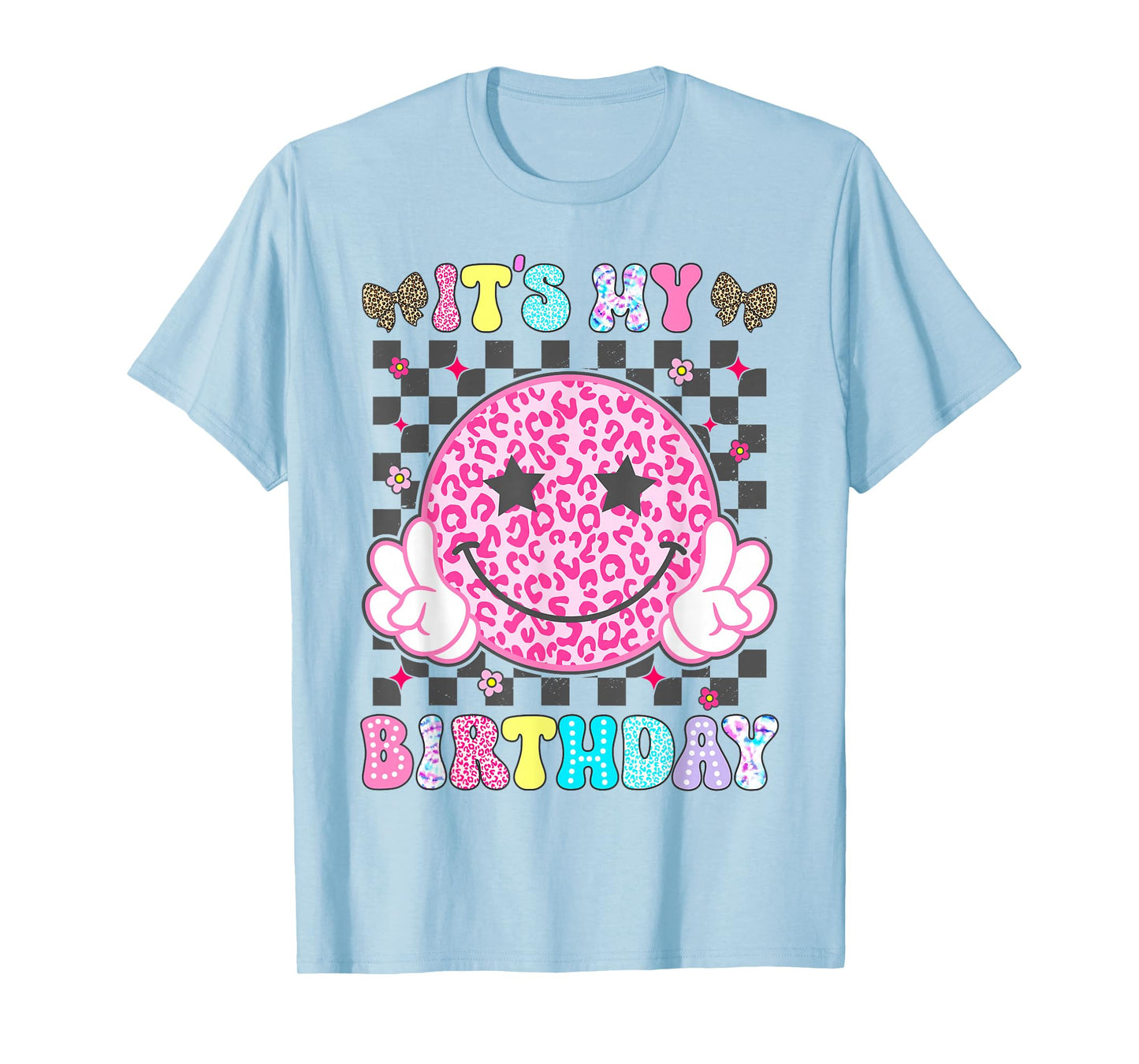 Its My Birthday Shirt for Girls Women Teens Kid Smile Face T-Shirt