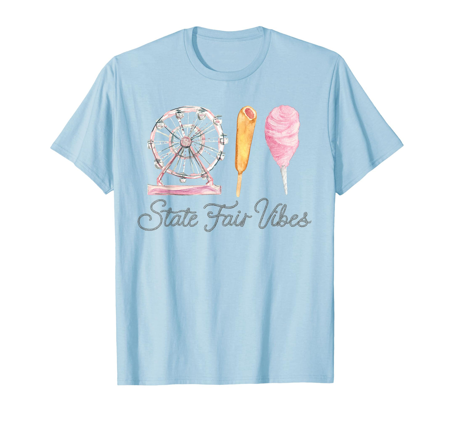STATE FAIR VIBES, FAIR THEMED BIRTHDAY, RODEO OUTFIT TEE T-Shirt