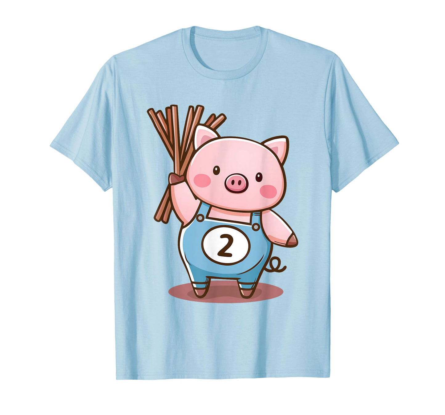 Three Little Pigs Pig 2 Costume Kids Girls Boys Men Women T-Shirt