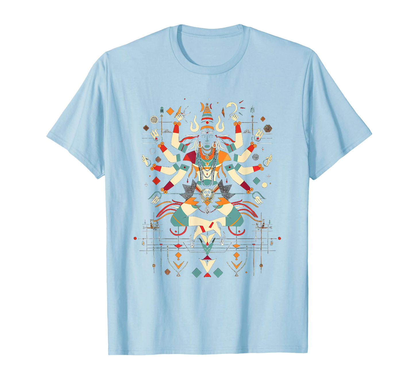 Shiva spiritual hindu god tandava dance yoga meditation T-Shirt