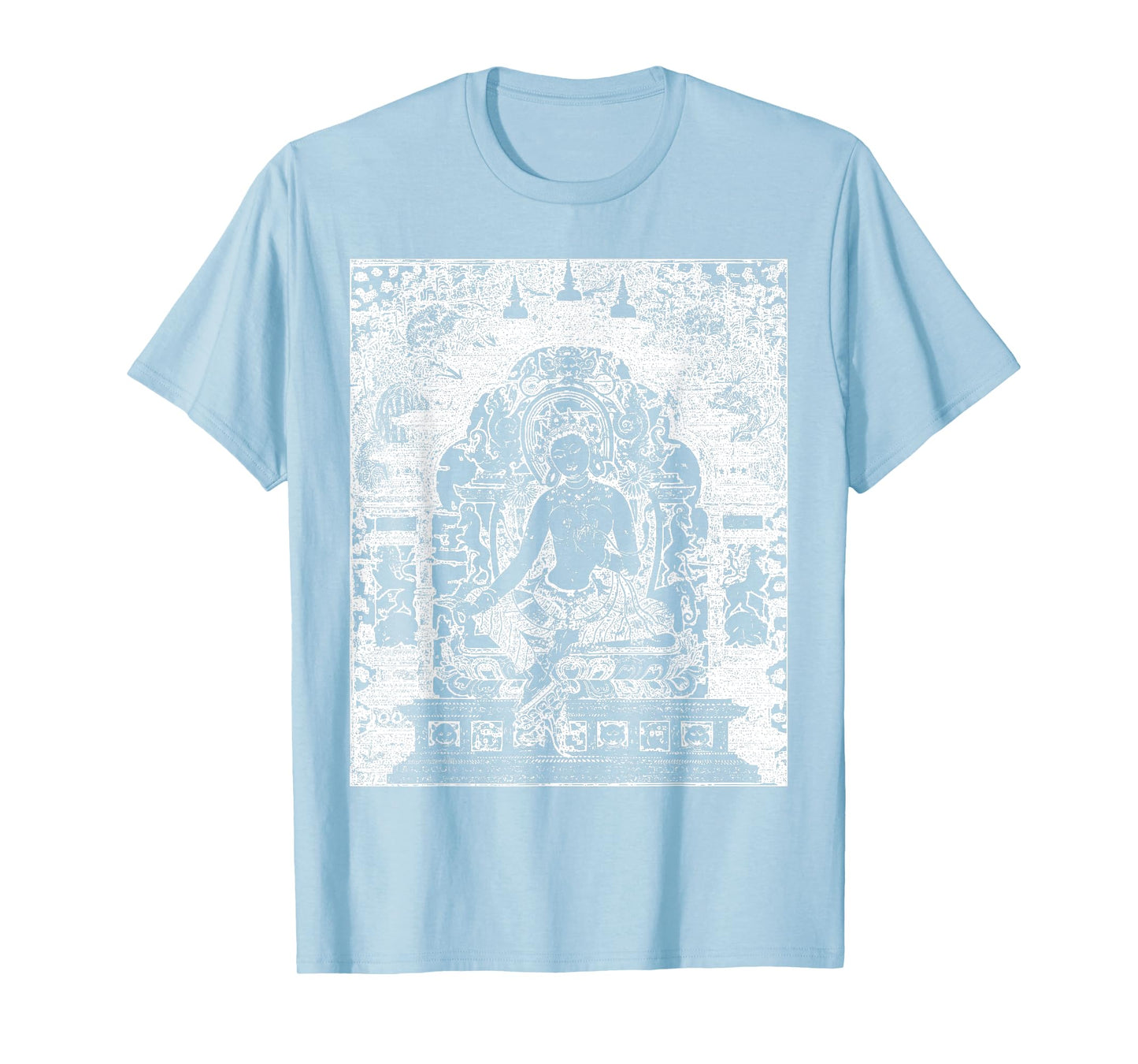 Green Tara Mantra Buddha Tibetan Vajrayana Buddhism T-Shirt