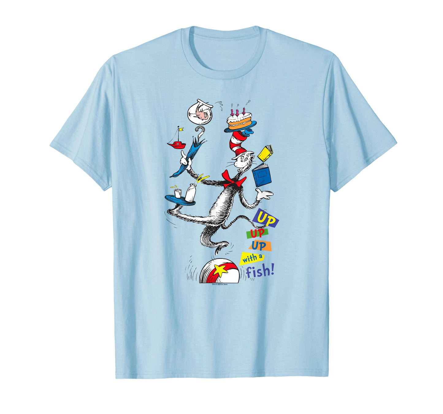 The Cat in the Hat Up Up Up - Officially Licensed T-Shirt